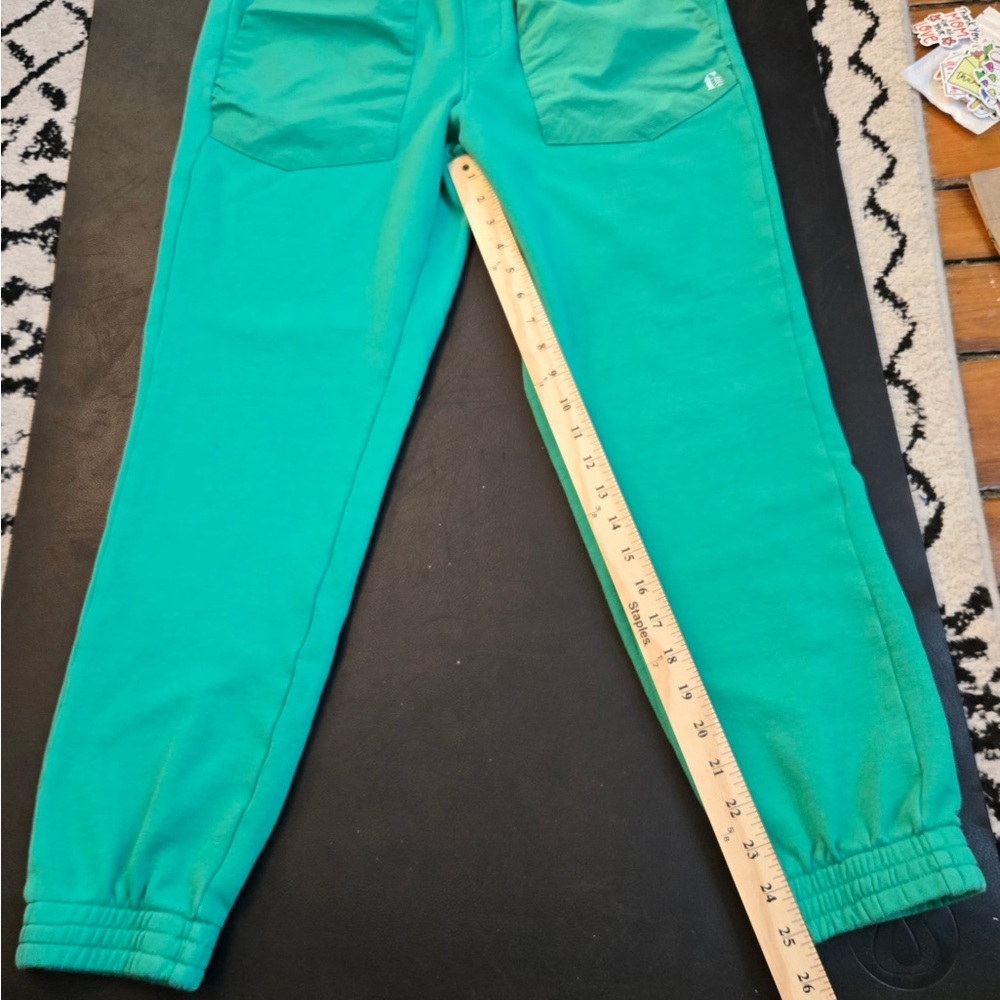 Fielder Bonobos Jogger French Terry Mixed Media Pants Men's Bright Green Pants S - Picture 10 of 11